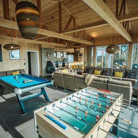 Le Noir Flohay 30 Pers - Malmedy, Vue, Wellness Villa ภายนอก รูปภาพ