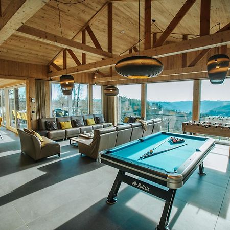 Le Noir Flohay 30 Pers - Malmedy, Vue, Wellness Villa ภายนอก รูปภาพ