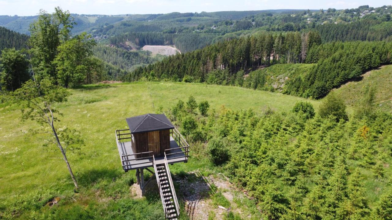 Le Noir Flohay 30 Pers - Malmedy, Vue, Wellness Villa ภายนอก รูปภาพ