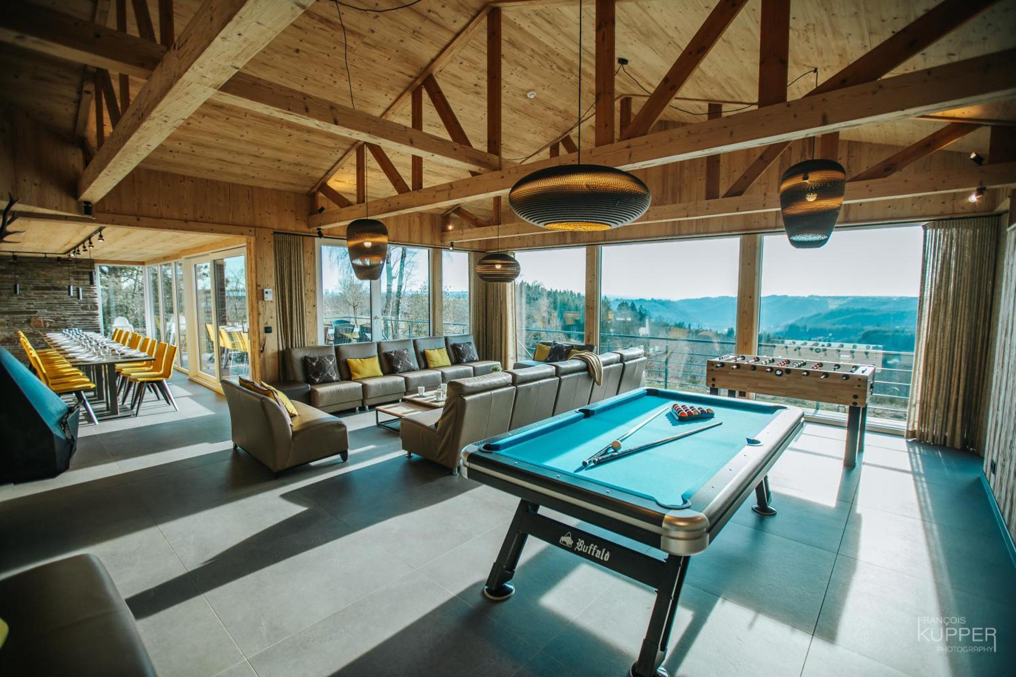 Le Noir Flohay 30 Pers - Malmedy, Vue, Wellness Villa ภายนอก รูปภาพ