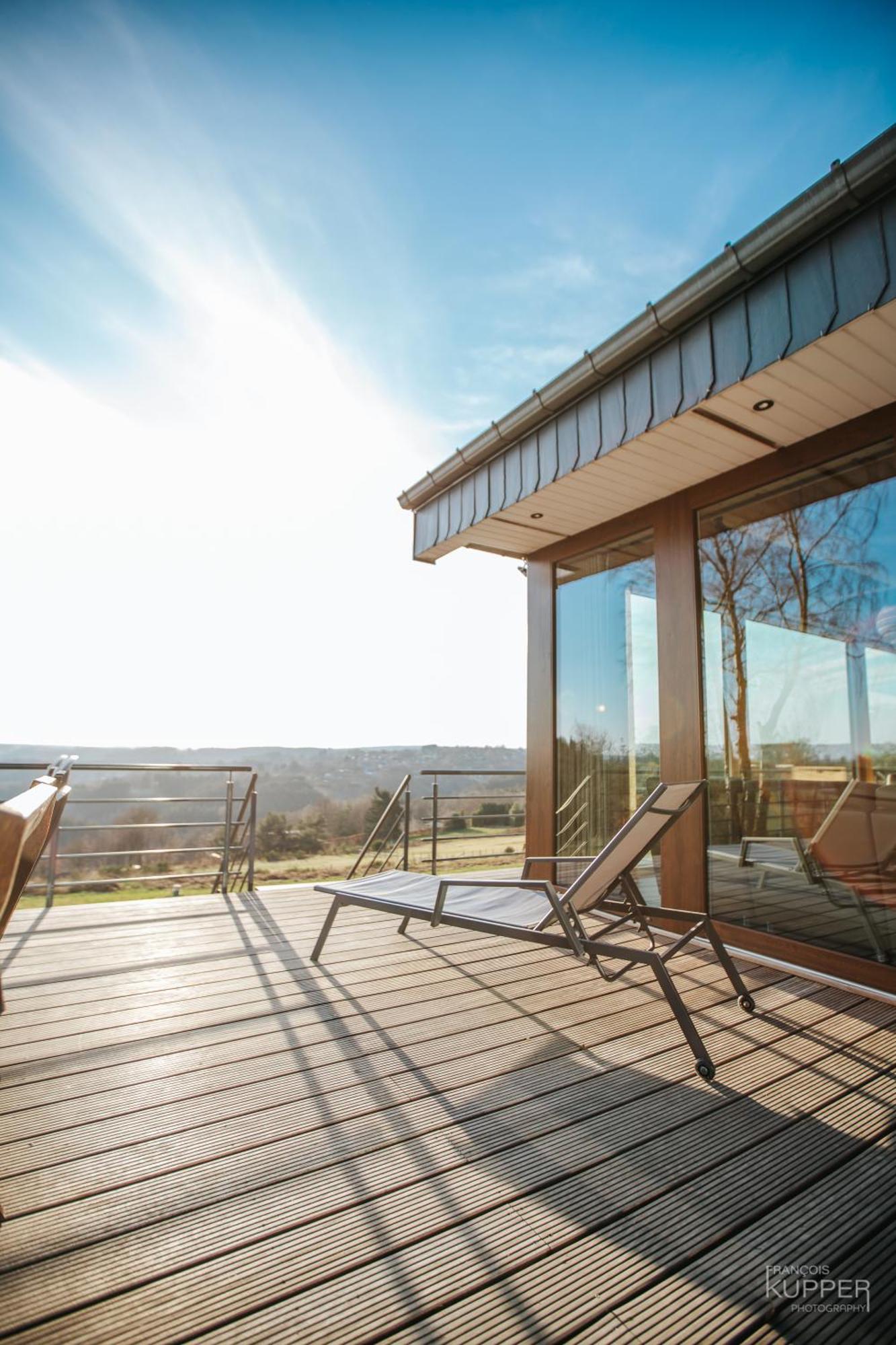Le Noir Flohay 30 Pers - Malmedy, Vue, Wellness Villa ภายนอก รูปภาพ